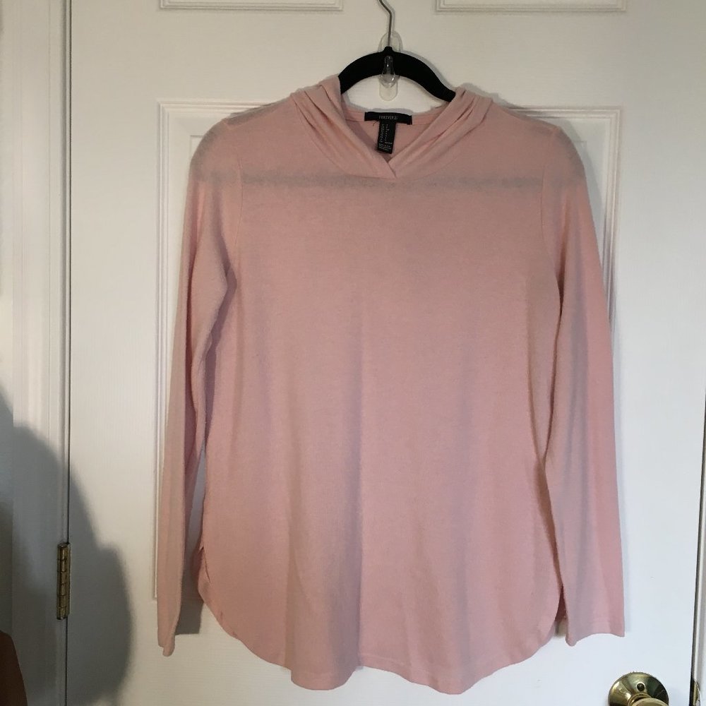 Forever 21 Light Pink Hoodie
